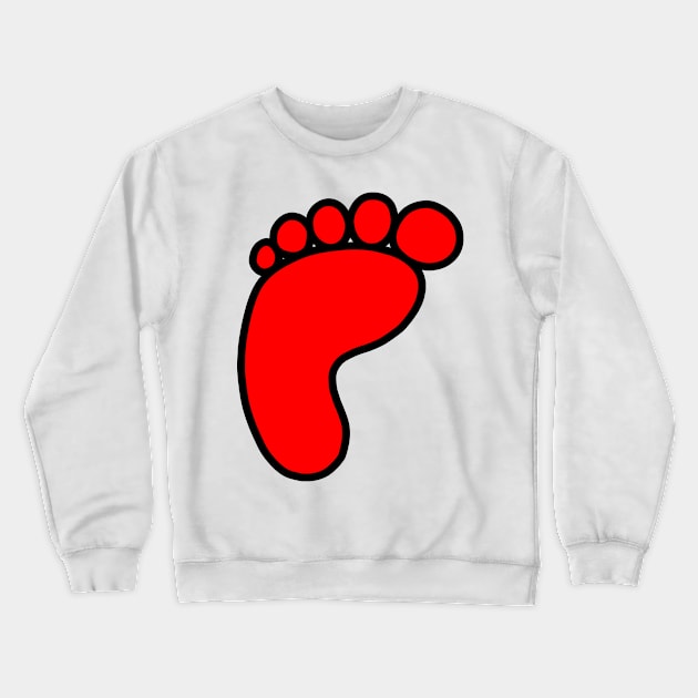 Footprint Crewneck Sweatshirt by rheyes